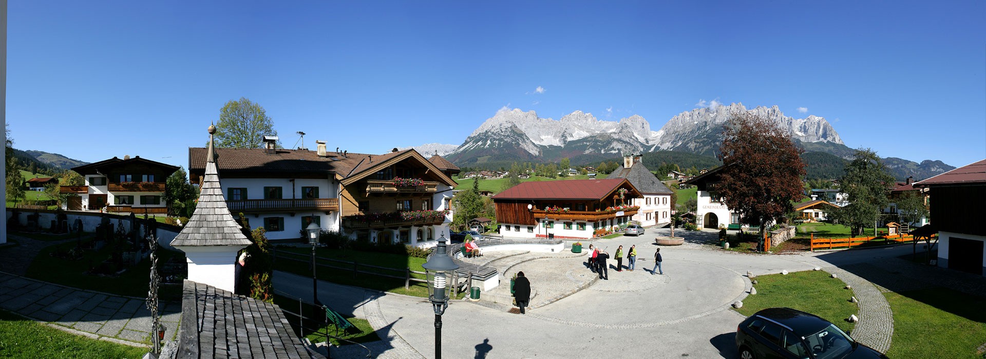 Dorfplatz Going Brantlhof