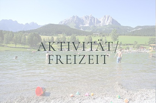 Menüpunkt Aktivität/Freizeit