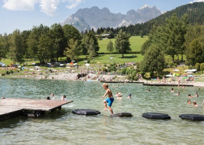 Badesee Going am Wilden Kaiser Kinder